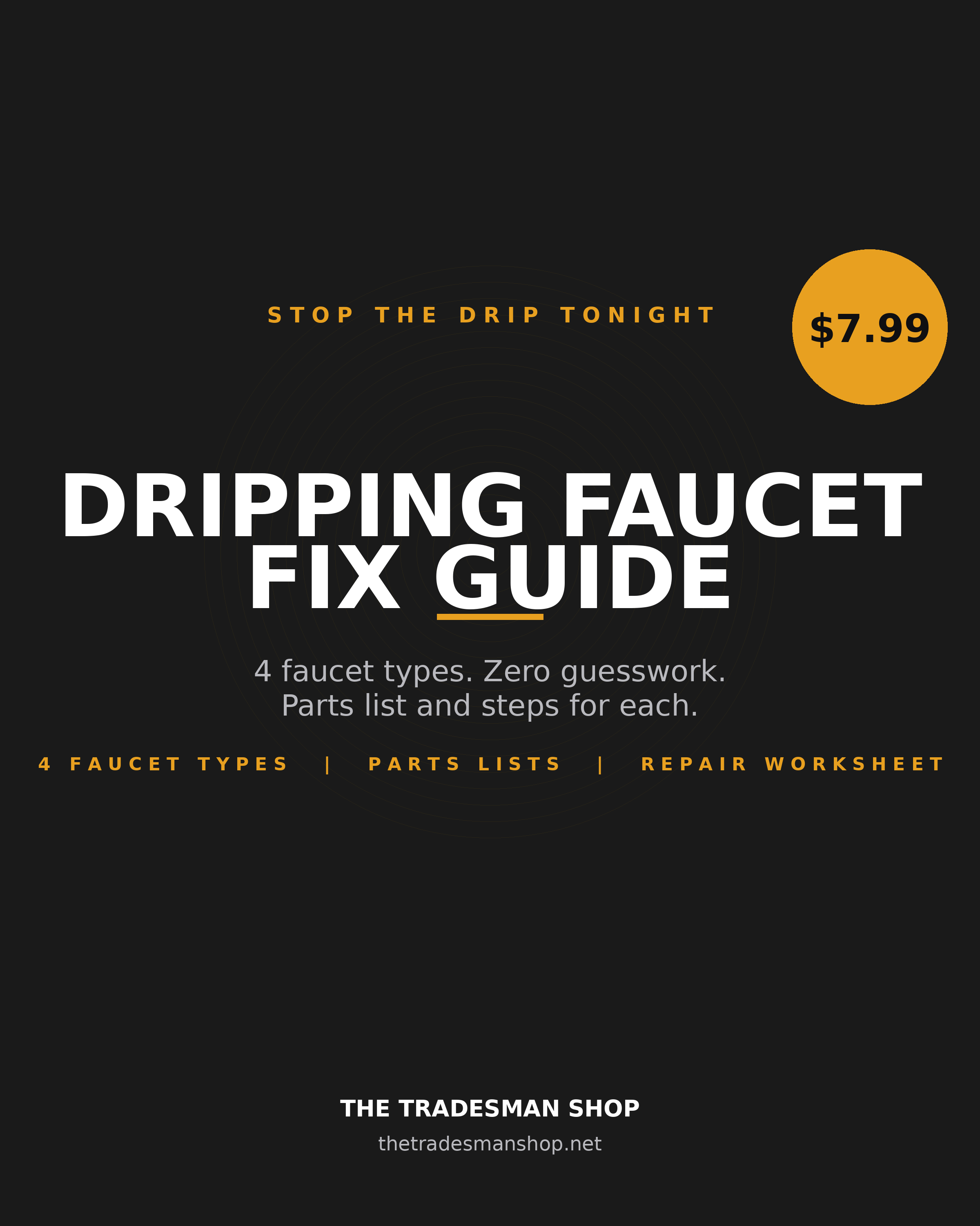 Faucet Drip Fix Guide