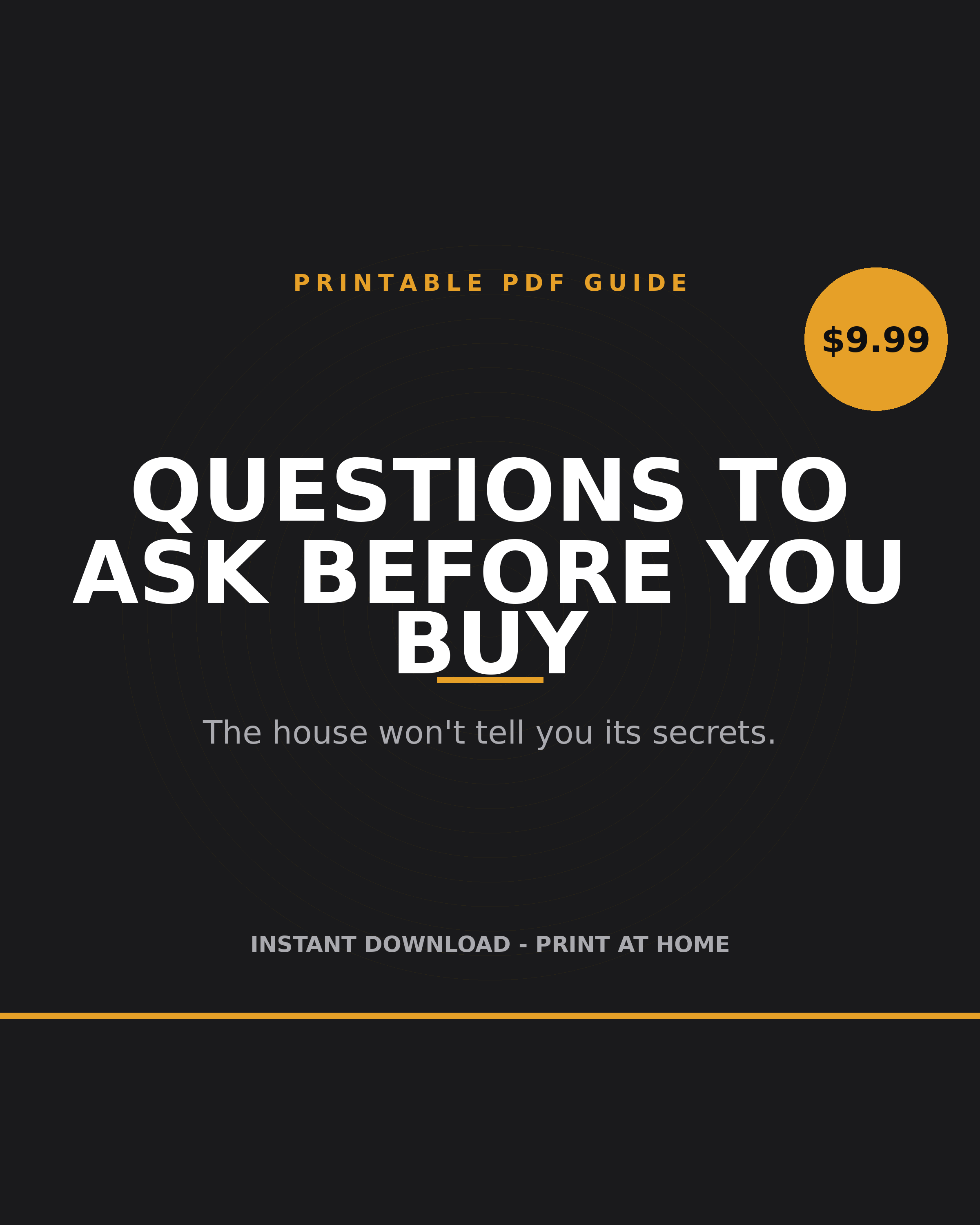 Questions to Ask Before You Buy a House printable PDF: homebuyer questions guide