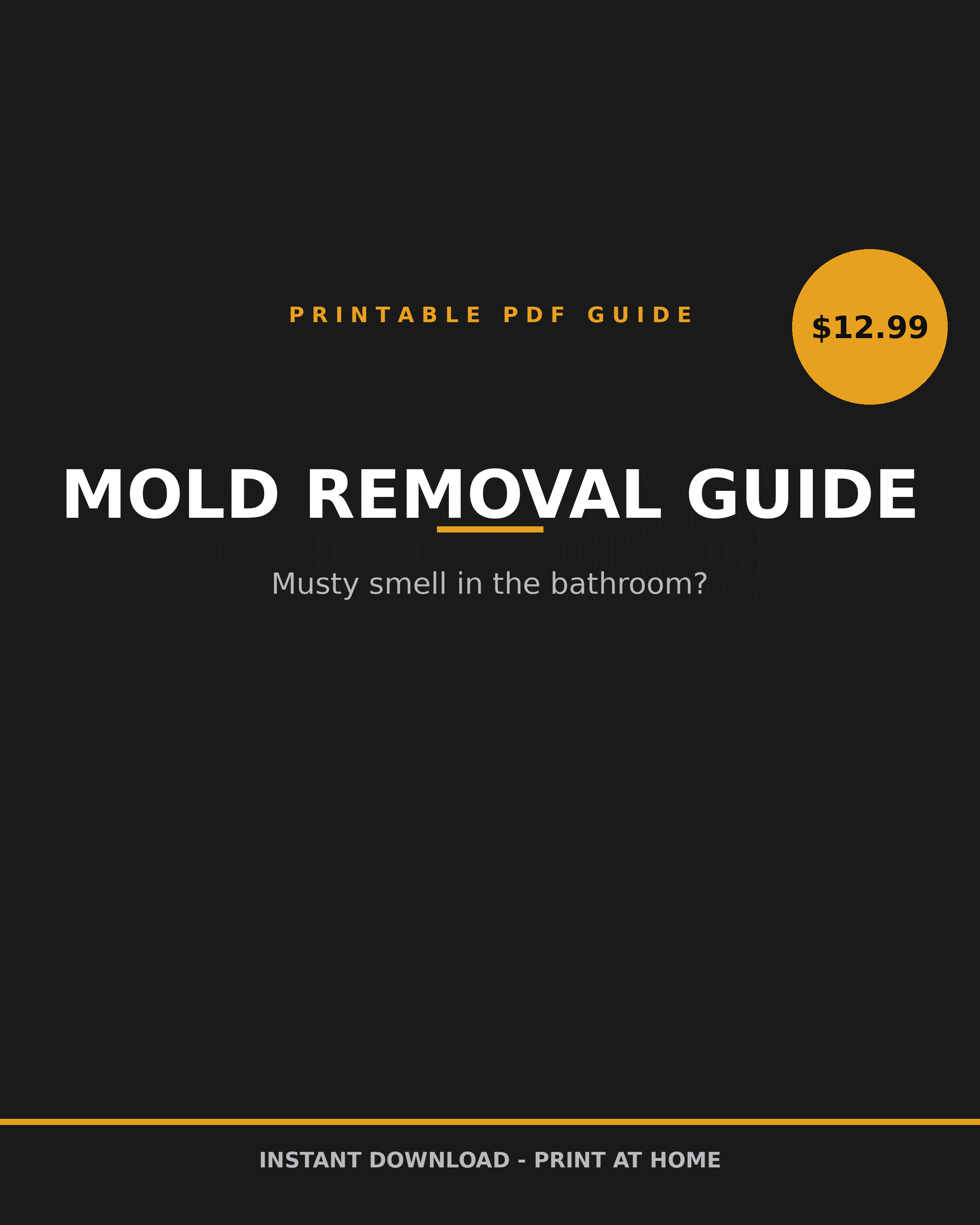 Mold and Mildew Remediation Guide printable PDF: remove black mold safely