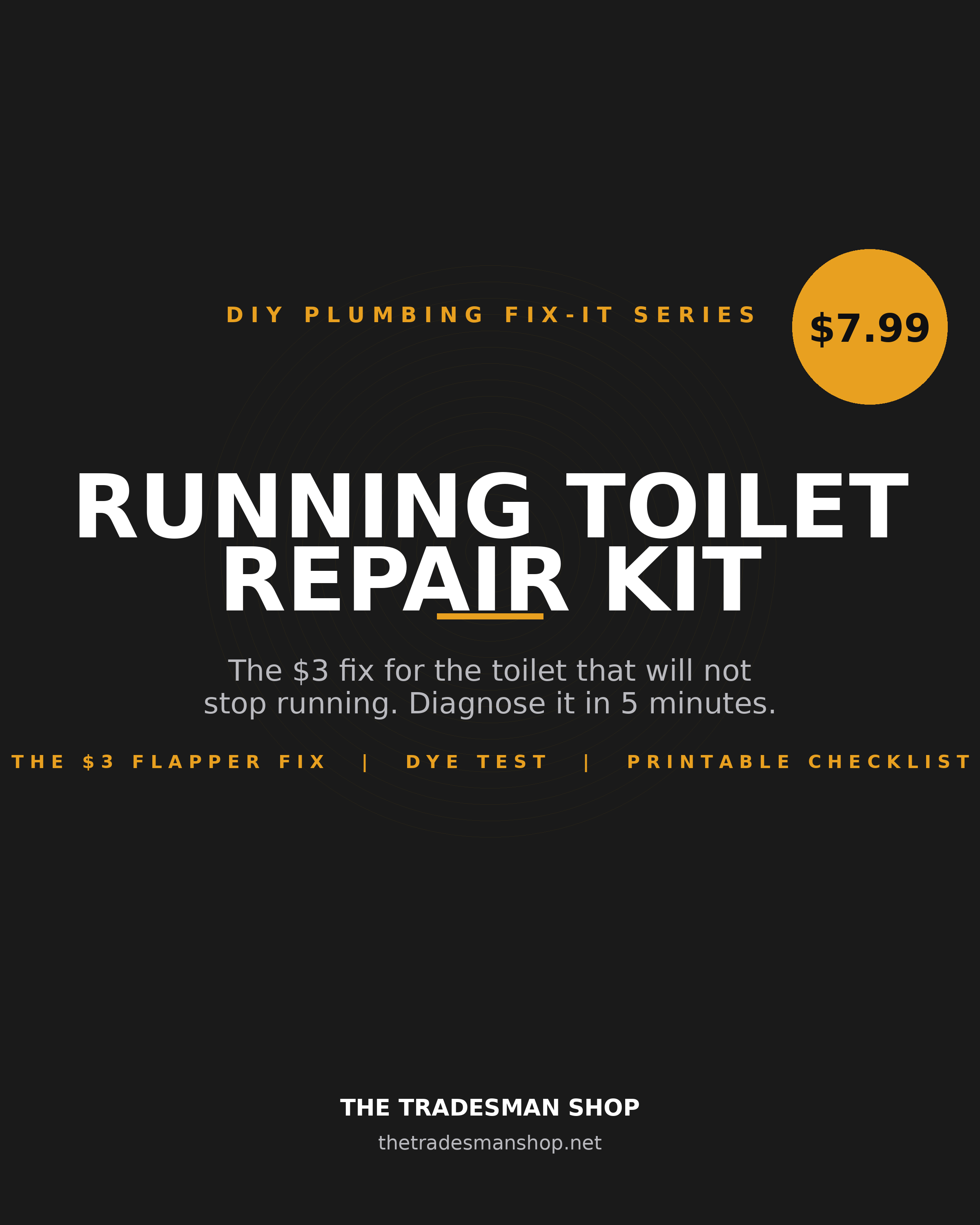 Toilet Running Repair Kit
